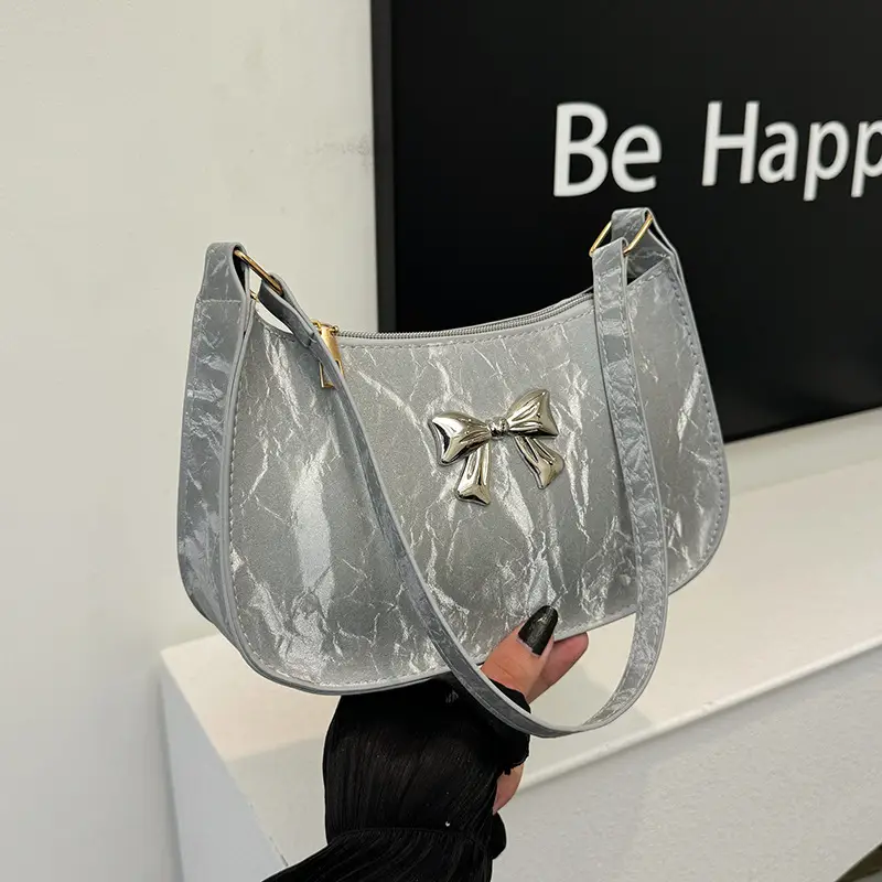 Pink Butterfly Bow Shoulder Bag for Women - Image 6