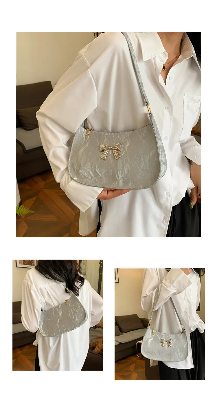 Pink Butterfly Bow Shoulder Bag for Women — feature 10