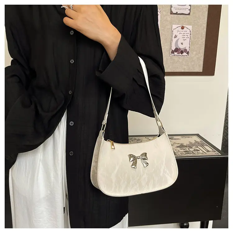 Pink Butterfly Bow Shoulder Bag for Women — feature 14
