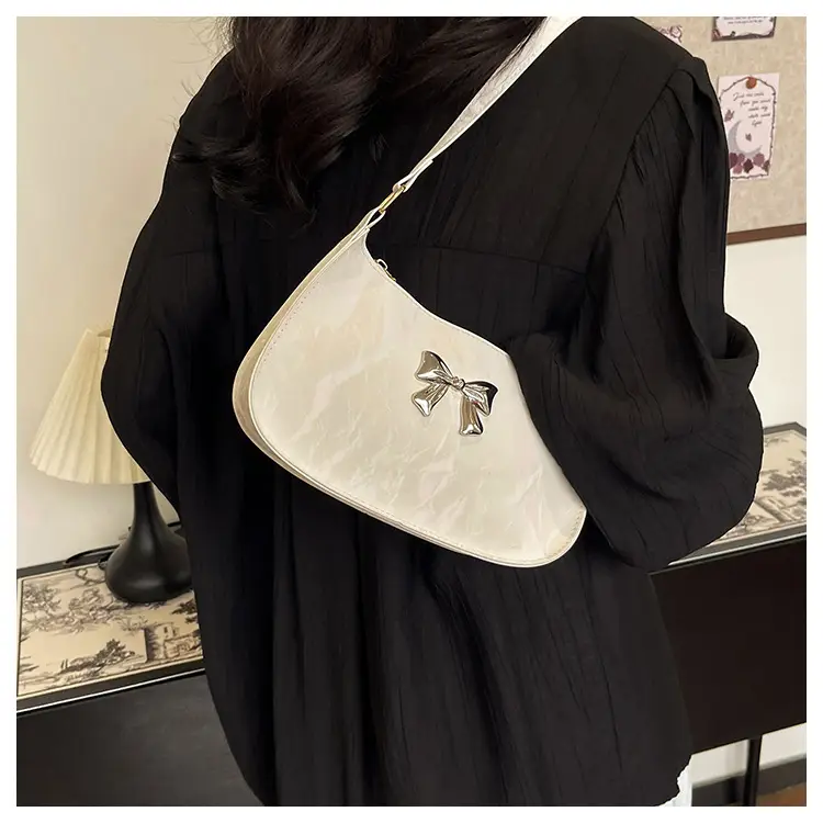 Pink Butterfly Bow Shoulder Bag for Women — feature 17