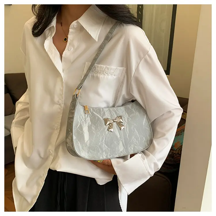 Pink Butterfly Bow Shoulder Bag for Women — feature 23