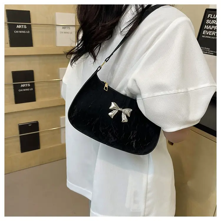 Pink Butterfly Bow Shoulder Bag for Women — feature 26