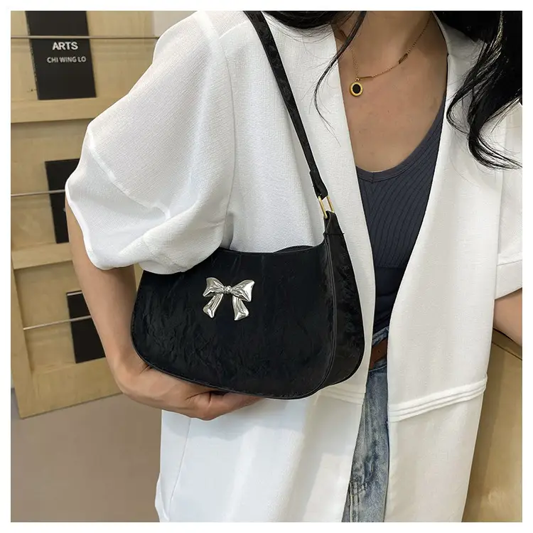 Pink Butterfly Bow Shoulder Bag for Women — feature 27