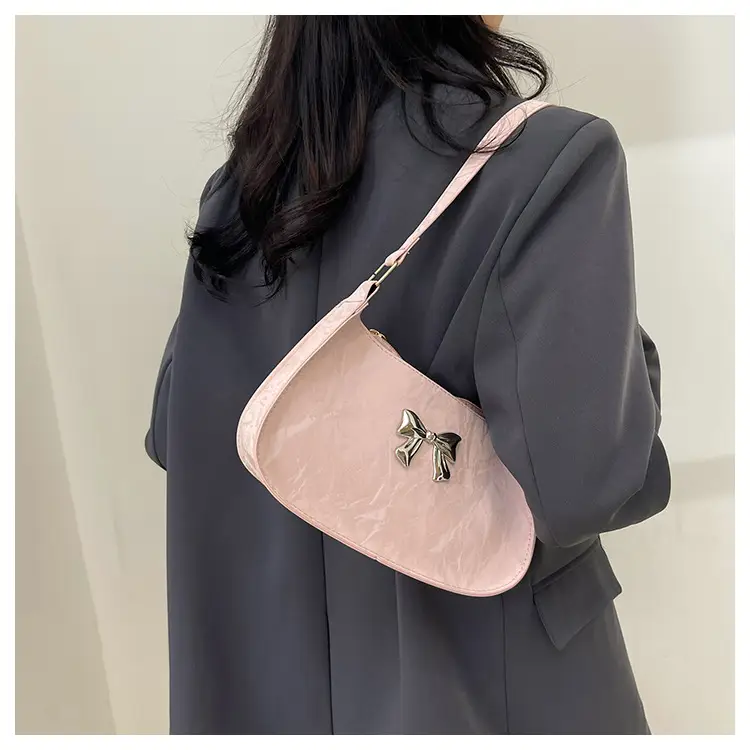 Pink Butterfly Bow Shoulder Bag for Women — feature 34