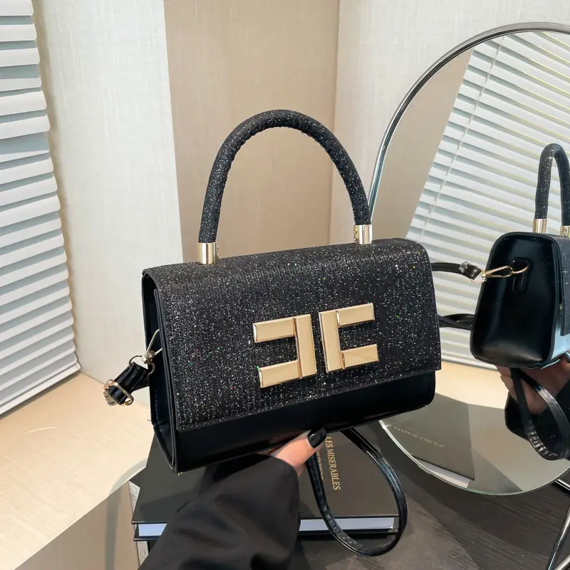 Black Chain Shoulder Bag for Women 2024 - Image 6