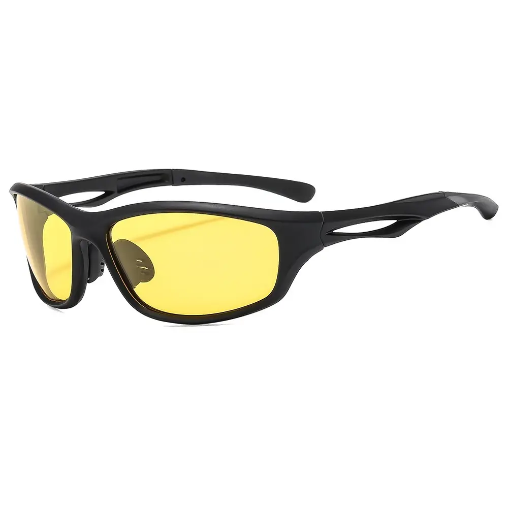 Women Windproof Polarized Sunglasses Black - Image 9