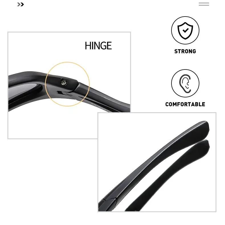 Women Windproof Polarized Sunglasses Black — feature 6