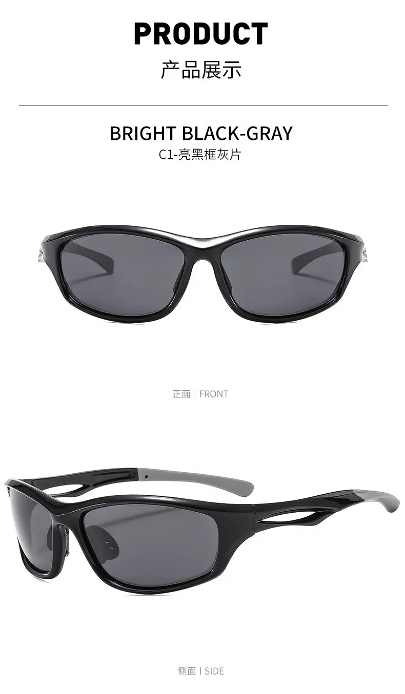 Women Windproof Polarized Sunglasses Black — feature 9