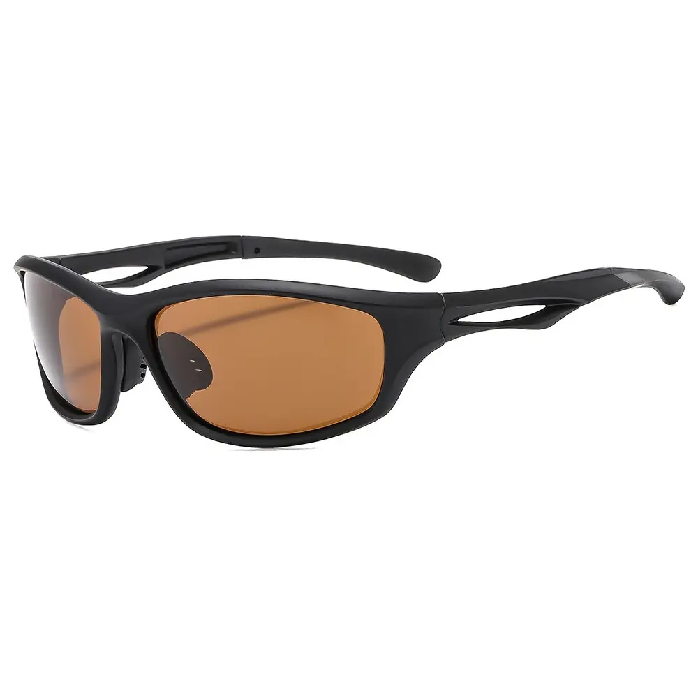 Women Windproof Polarized Sunglasses Black - Image 4