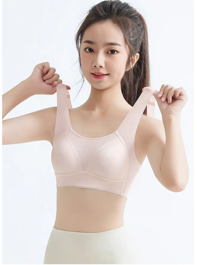 Teenage Girls' Seamless, Wire-Free Underwear, Sports Bra for Older Children, Middle School and High School Students during Their Development Period — feature 3