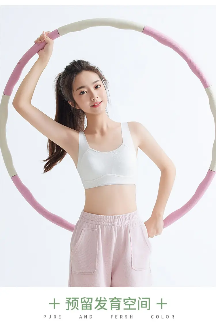 Teenage Girls' Seamless, Wire-Free Underwear, Sports Bra for Older Children, Middle School and High School Students during Their Development Period — feature 9