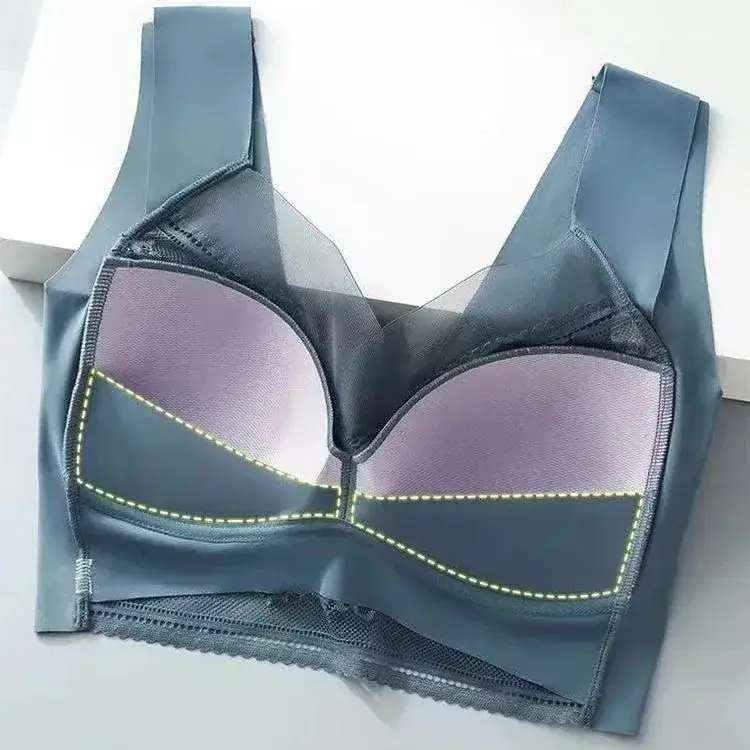 Traceless Women's Breathable V-Neck Bra