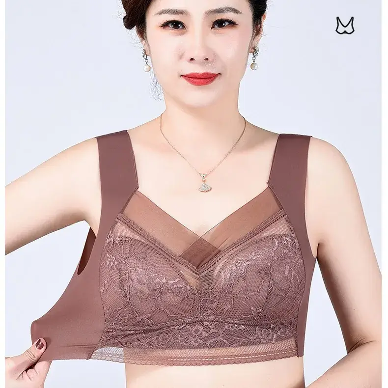 Traceless Women's Breathable V-Neck Bra