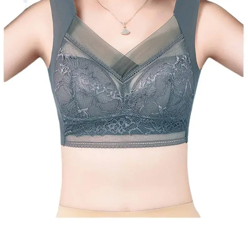 Traceless Women's Breathable V-Neck Bra