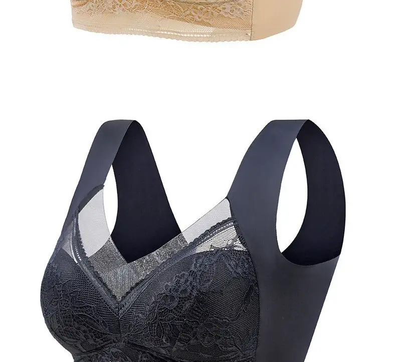 Traceless Women's Breathable V-Neck Bra — feature 18