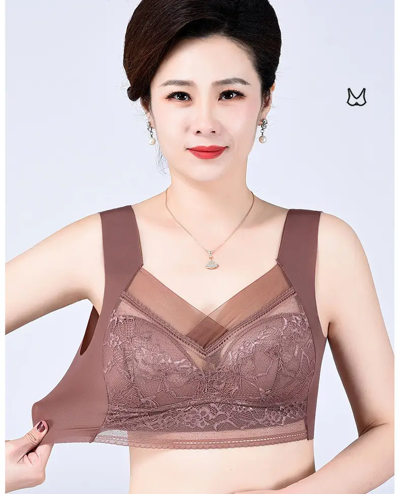 Traceless Women's Breathable V-Neck Bra — feature 7