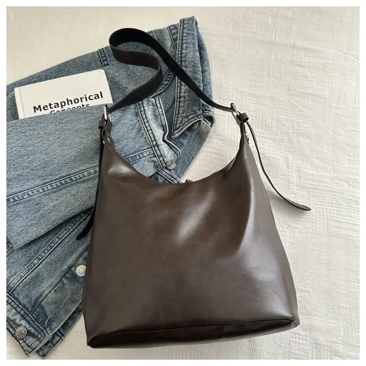 Retro Brown Underarm Bag for Women 2026 — feature 14