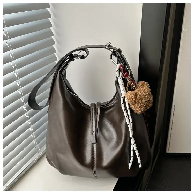 Retro Brown Underarm Bag for Women 2026 — feature 16