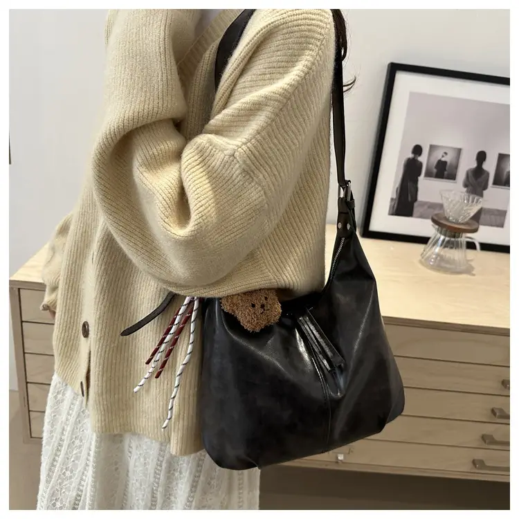 Retro Brown Underarm Bag for Women 2026 — feature 35