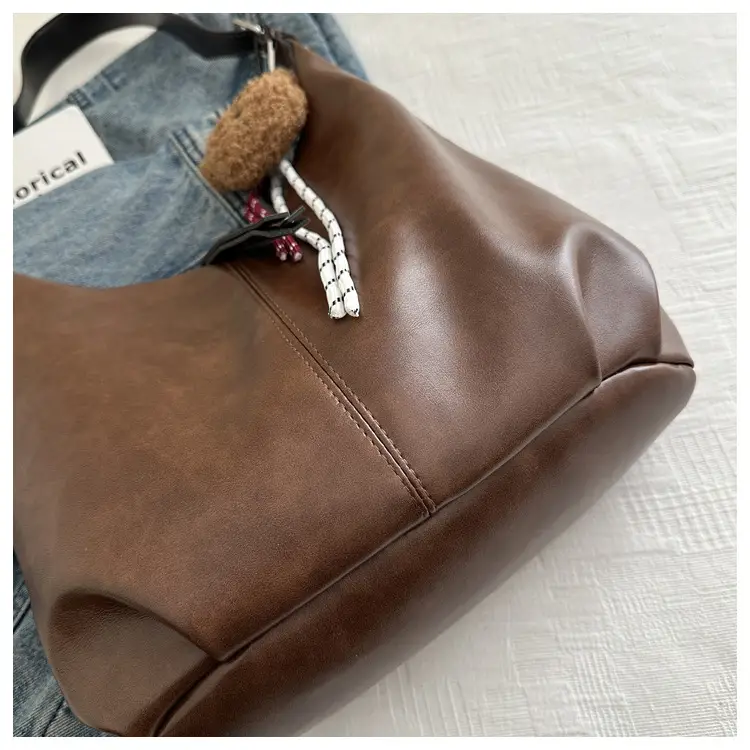 Retro Brown Underarm Bag for Women 2026 — feature 41