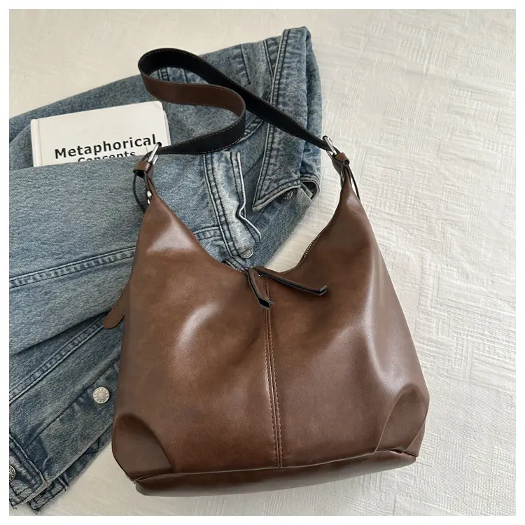 Retro Brown Underarm Bag for Women 2026 — feature 42
