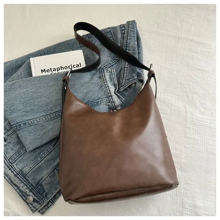 Retro Brown Underarm Bag for Women 2026 — feature 9