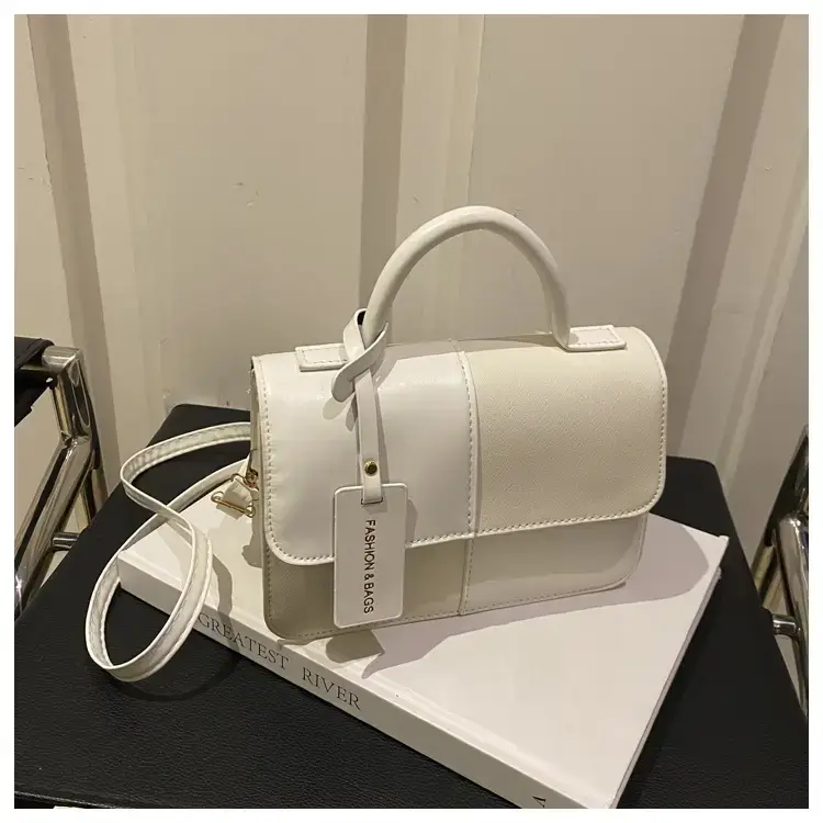 2026 Spring Shoulder Crossbody Patchwork Handbag Blue Grey White — feature 44
