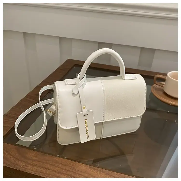 2026 Spring Shoulder Crossbody Patchwork Handbag Blue Grey White — feature 47
