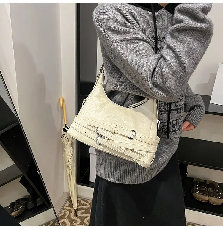 Vintage Brown Belt Bag for Women Winter Casual — feature 18