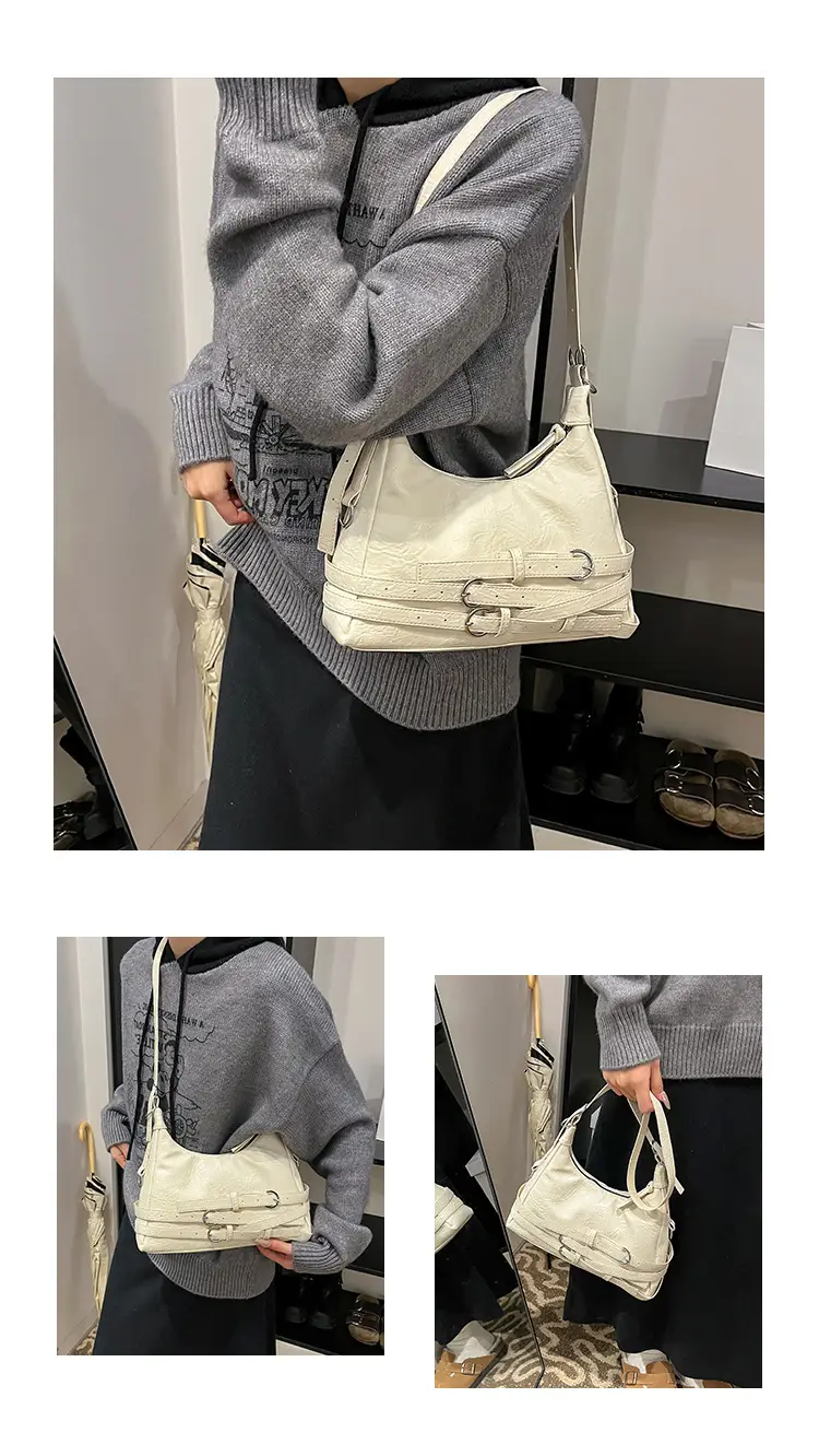 Vintage Brown Belt Bag for Women Winter Casual — feature 23
