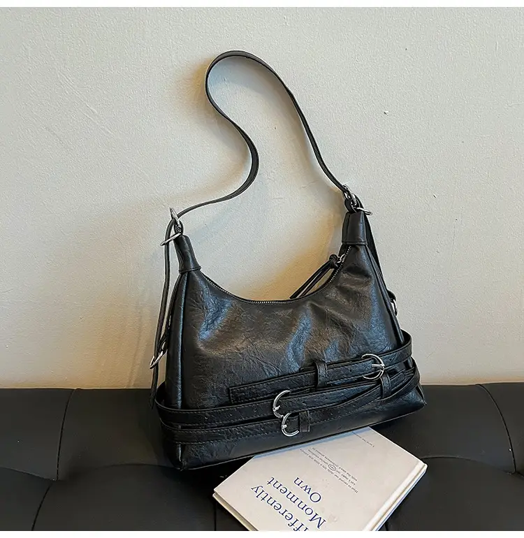 Vintage Brown Belt Bag for Women Winter Casual — feature 26