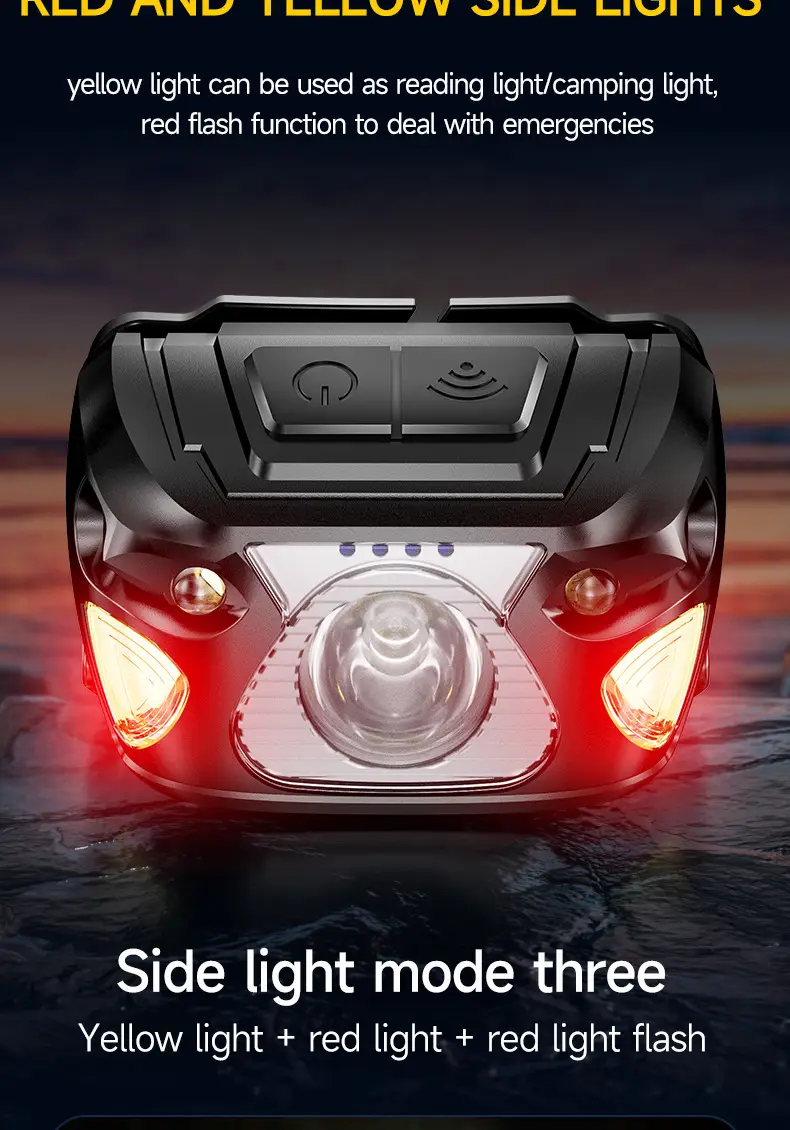 Rechargeable LED Headlamp for Night Fishing Outdoor Use — feature 5