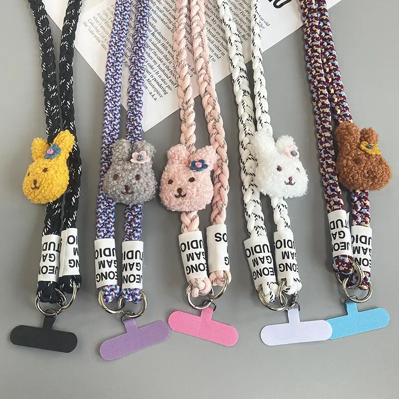 Rabbit Hanging Chain Crossbody Strap Purple - Image 7
