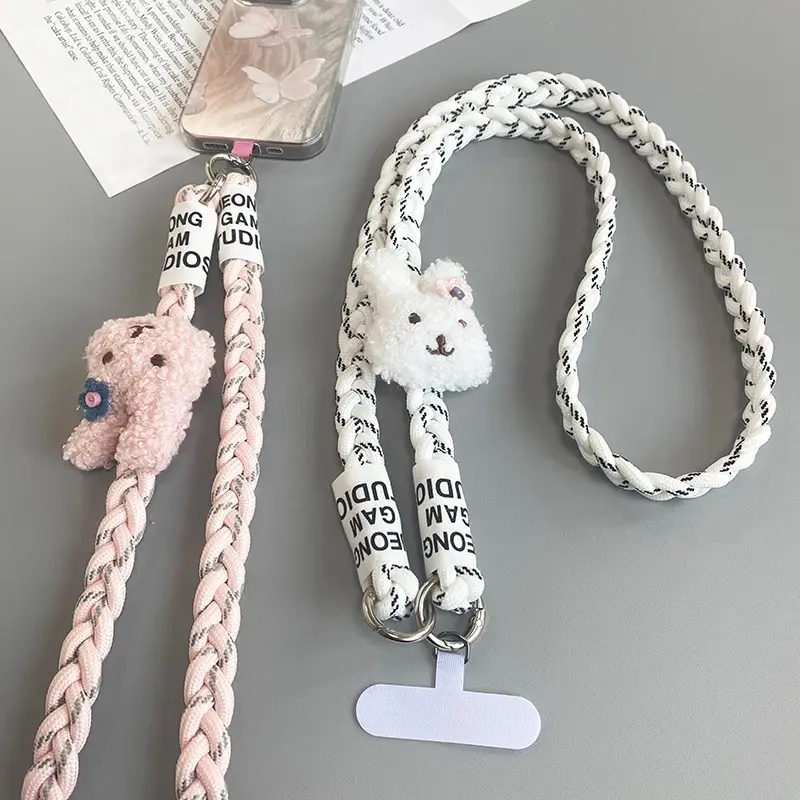 Rabbit Hanging Chain Crossbody Strap Purple - Image 8