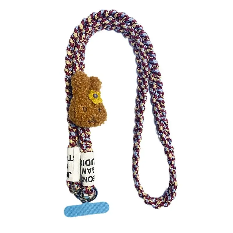 Rabbit Hanging Chain Crossbody Strap Purple - Image 10