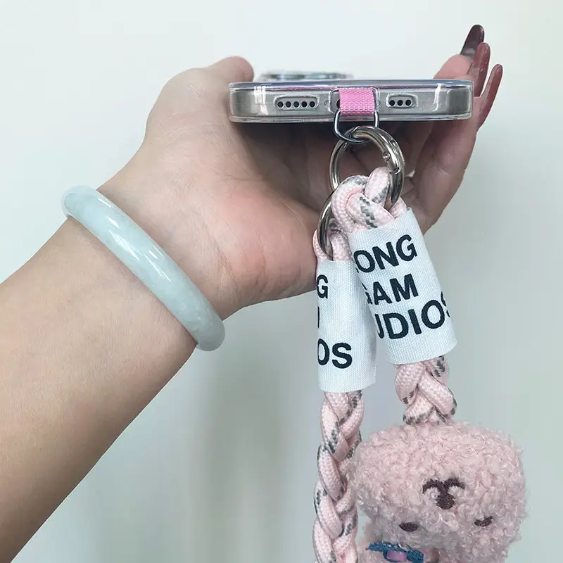 Rabbit Hanging Chain Crossbody Strap Purple — feature 8
