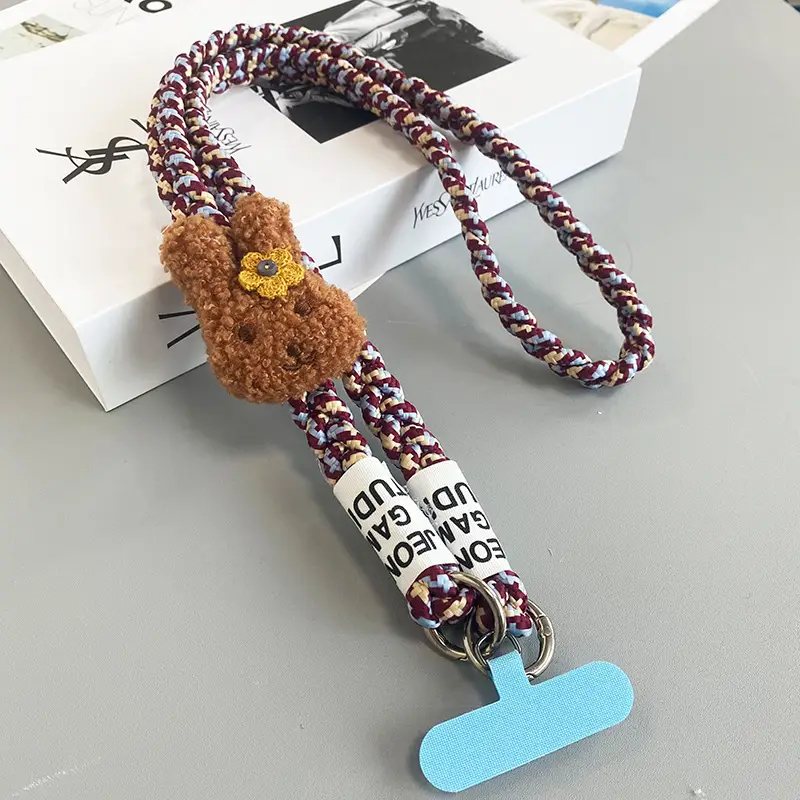 Rabbit Hanging Chain Crossbody Strap Purple - Image 2