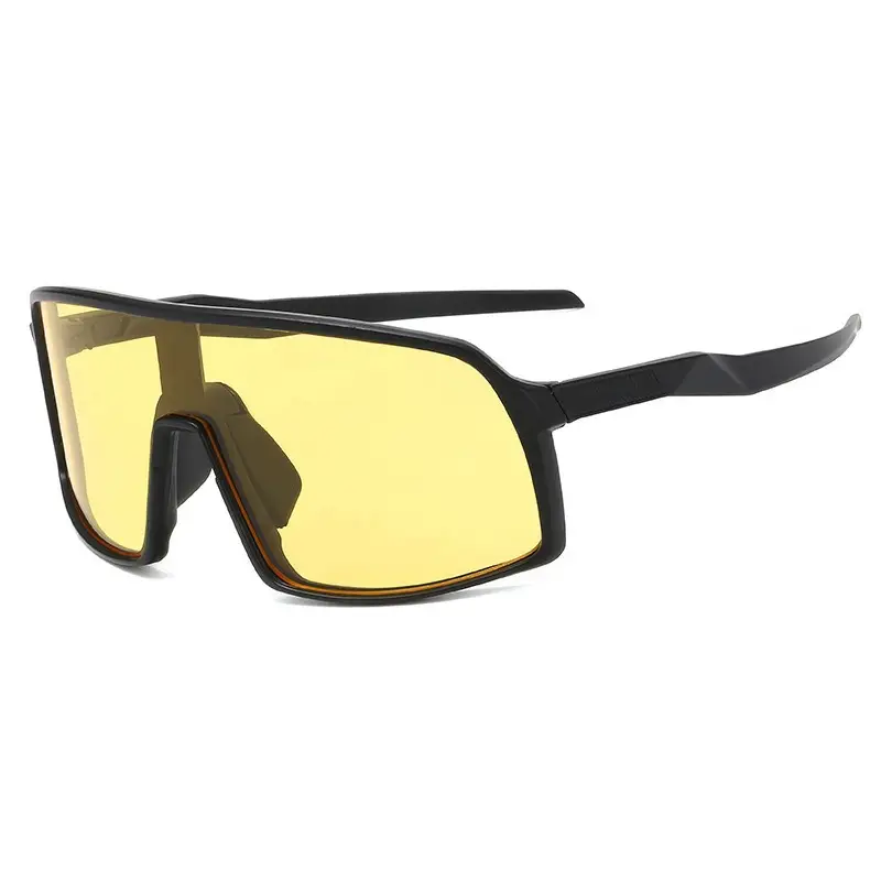 Professional Windproof Sunglasses Yellow Lens Large Frame - Image 7