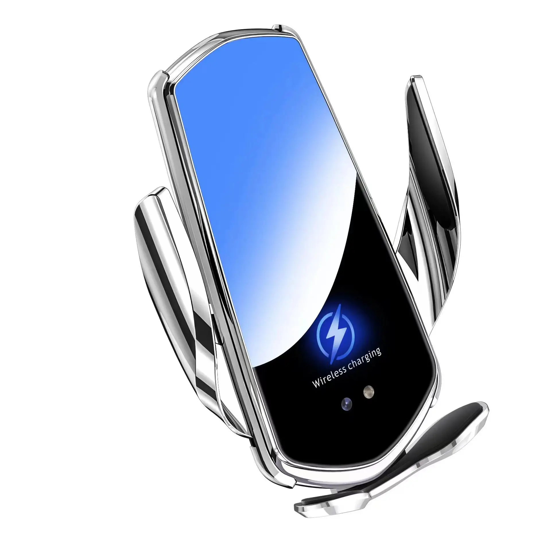 Magnetic Phone Holder for Car with Fast Charging & Lock
