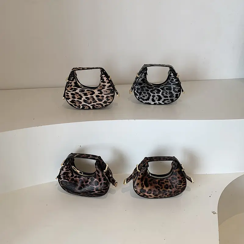 Leopard Print Shoulder Crossbody Bag for Women