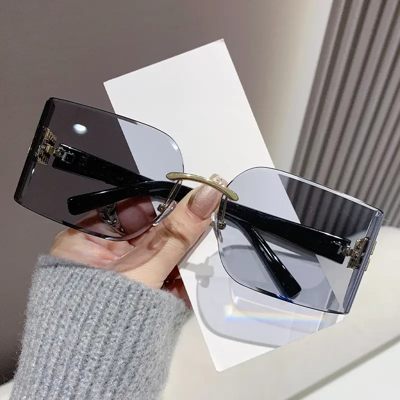 New Mui Home Y2K Sunglasses Purple Frame - Image 5