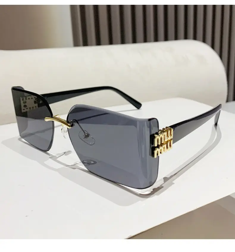 New Mui Home Y2K Sunglasses Purple Frame — feature 13