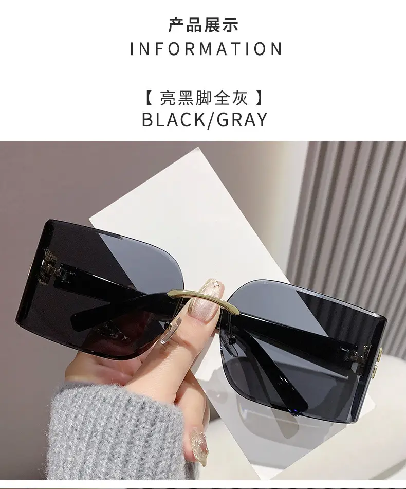 New Mui Home Y2K Sunglasses Purple Frame — feature 17