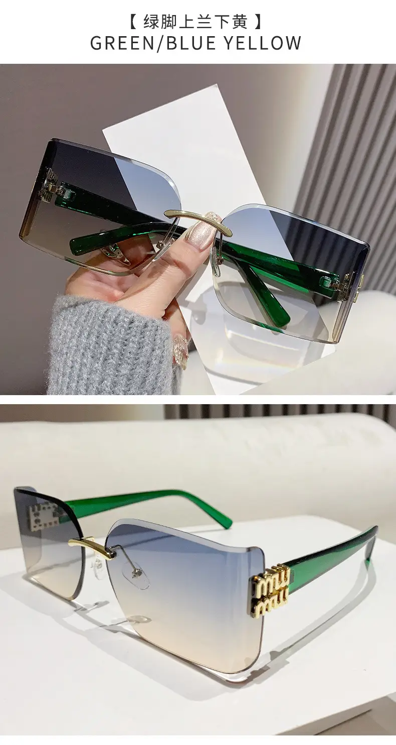New Mui Home Y2K Sunglasses Purple Frame — feature 21