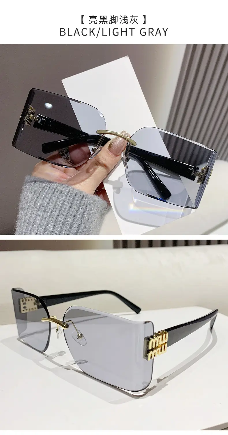 New Mui Home Y2K Sunglasses Purple Frame — feature 22