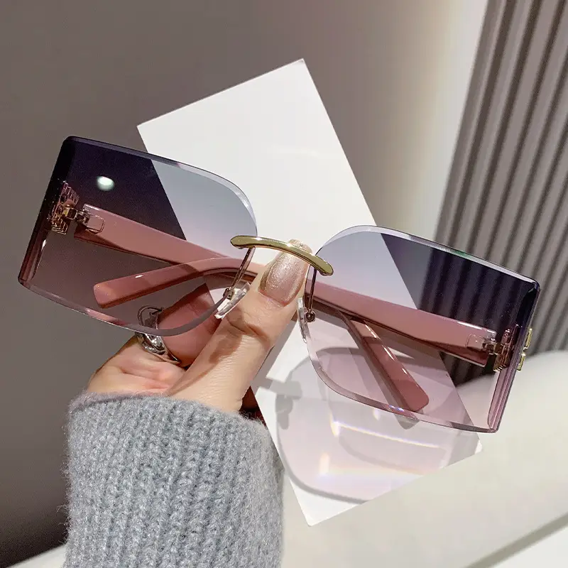 New Mui Home Y2K Sunglasses Purple Frame - Image 6