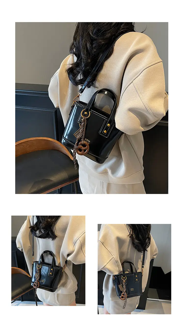 Korean Style Brown Leather Shoulder Crossbody Bag Women 2024 — feature 10