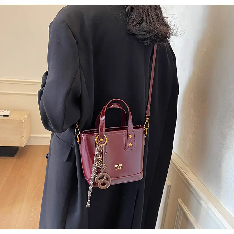 Korean Style Brown Leather Shoulder Crossbody Bag Women 2024 — feature 27