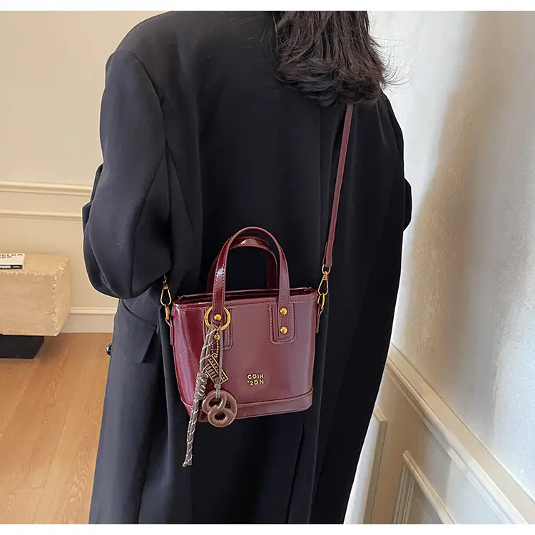 Korean Style Brown Leather Shoulder Crossbody Bag Women 2024 — feature 28