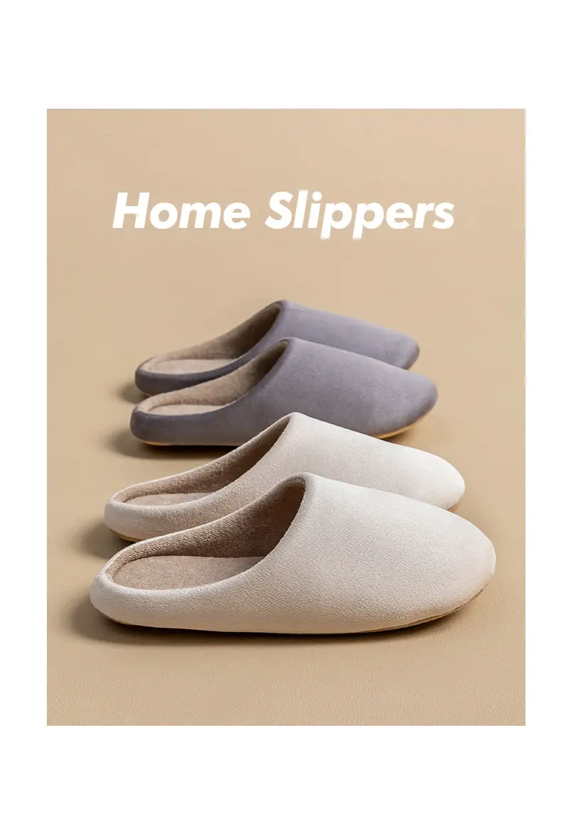 Cixi Cotton Slippers for Women Autumn and Winter Couple Home Indoor Moon Warm Non-slip Plush Home Cotton Slippers for Men — feature 17